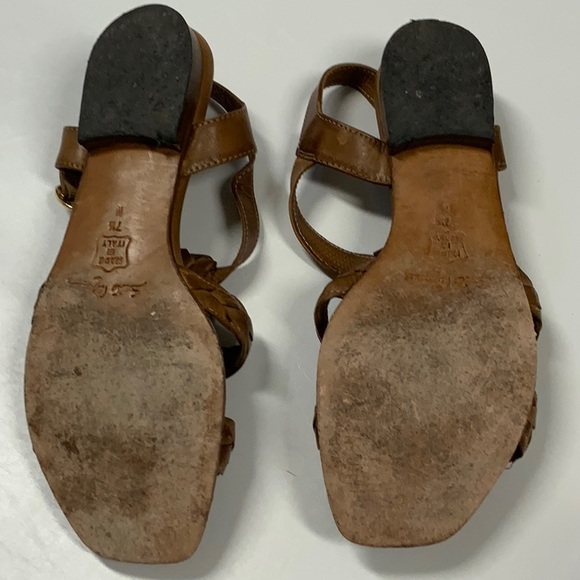 Leather sandals, size 7 1/2 N - Picture 2 of 2